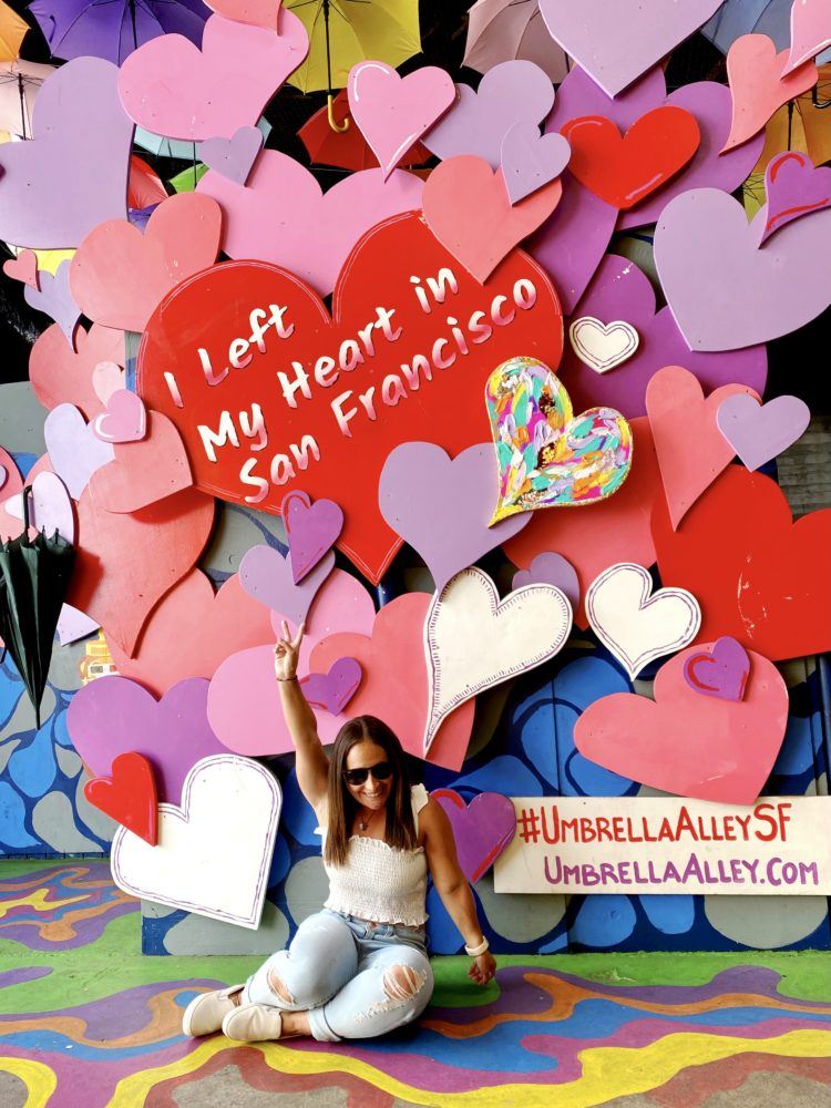 Umbrella Alley in San Francisco